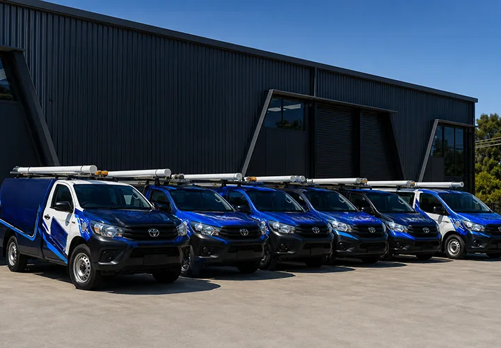 The van fleet that covers Bondi Beach